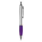 Długopis Hawaï srebrny kolor srebrny / purpurowy (LT80422-N0572)