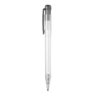 Długopis Ingeo TM Pen Clear przejrzysty kolor ecru / czarny (LT87543-N5402)