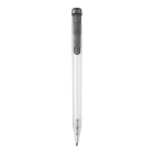 Długopis Ingeo TM Pen Clear przejrzysty kolor ecru / czarny (LT87543-N5402)