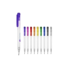 Długopis Ingeo TM Pen Clear przejrzysty kolor ecru / niebieski (LT87543-N5411)