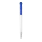 Długopis Ingeo TM Pen Clear przejrzysty kolor ecru / niebieski (LT87543-N5411)