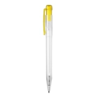 Długopis Ingeo TM Pen Clear przejrzysty kolor ecru / żółty (LT87543-N5441)