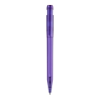 Długopis Pier Clear przejrzysty kolor transparentny / purpurowy (LT87414-N0472)