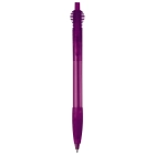 Długopis przeźroczysty Cosmo kolor transparentny / purpurowy (LT87624-N0472)