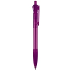 Długopis przeźroczysty Cosmo kolor transparentny / purpurowy (LT87624-N0472)