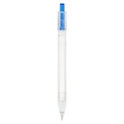 Długopis R-PET kolor transparentny / niebieski (LT80562-N0411)