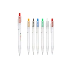 Długopis R-PET kolor transparentny / pomarańczowy (LT80562-N0426)