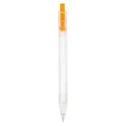 Długopis R-PET kolor transparentny / pomarańczowy (LT80562-N0426)