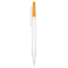 Długopis R-PET kolor transparentny / pomarańczowy (LT80562-N0426)
