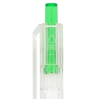 Długopis R-PET kolor transparentny / zielony (LT80562-N0431)