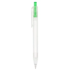 Długopis R-PET kolor transparentny / zielony (LT80562-N0431)