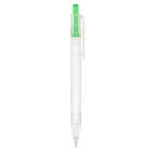 Długopis R-PET kolor transparentny / zielony (LT80562-N0431)