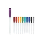 Długopis S40 Colour nieprzezroczysty kolor biały / czarny (LT87545-N0102)