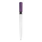Długopis S40 Colour nieprzezroczysty kolor biały / liliowy (LT87545-N0171)