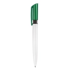 Długopis S40 Colour nieprzezroczysty kolor biały / zielony (LT87545-N0131)