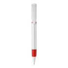 Długopis S40 Grip nieprzezroczysty kolor biały / czerwony (LT87544-N0121)