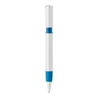 Długopis S40 Grip nieprzezroczysty kolor biały / niebieski (LT87544-N0111)