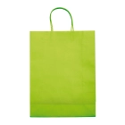 Duża Papierowa Torba Eco 120g/m² kolor jasnozielony (LT91718-N0032)