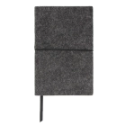 Filcowy notatnik A5 kolor ciemnoszary (LT92068-N0060)