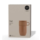 Izolowany kubek Sagaform Ted, 280 ml, szczelny, można myć w zmywarce kolor brązowy (LT52131-N0051)