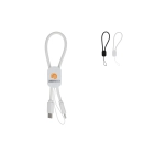 Kabel USB-C wielkości breloczka do kluczy 60 W kolor czarny (LT95663-N0002)