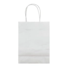 Mała Torba Papierowa Eco 120g/m² kolor biały (LT91716-N0001)