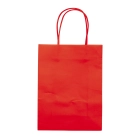 Mała Torba Papierowa Eco 120g/m² kolor czerwony (LT91716-N0021)