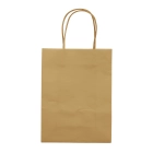 Mała Torba Papierowa Eco 120g/m² kolor jasnobrązowy (LT91716-N0052)
