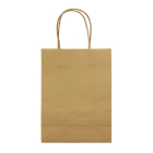 Mała Torba Papierowa Eco 120g/m² kolor jasnobrązowy (LT91716-N0052)