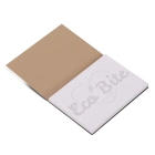 Notesy samoprzylepne w miękkiej okładce 100x72 kolor biały/przezroczysty (LT91754-N0995)