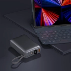 Nova Powerbank 22,5 W Power Delivery z wbudowanymi kablami 20000 mAh