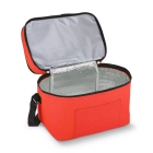 R-PET 600D Dwukomorowa torba chłodząca 30 x 20 x 25 cm 12L kolor czerwony (LT95393-N0021)