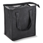 R-PET Torba chłodząca z włókniny 23 x 15 x 27,5 cm 75g/m² kolor czarny (LT95392-N0002)