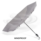 'Składana parasolka Deluxe 22'''' otwierana i zamykana automatycznie kolor szary (LT97105-N0061)'