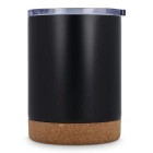 T-ceramic Kubek termiczny z pokrywką Lena 350ml kolor czarny (LT98726-N0002)
