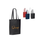 Torba na ramię płótno OEKO-TEX® 270g/m² 42x12x43cm kolor czarny (LT95164-N0002)