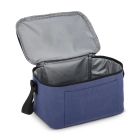 Torba termoizolacyjna R-PET 600D na 6 puszek 25 x 14,5 x 15,5 cm 5 l kolor ciemnoniebieski (LT95388-N0010)
