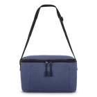 Torba termoizolacyjna R-PET 600D na 6 puszek 25 x 14,5 x 15,5 cm 5 l kolor ciemnoniebieski (LT95388-N0010)