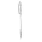 Transparentny długopis Nash kolor transparentny / biały (LT80802-N0401)