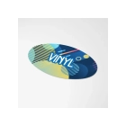 Vinyl Sticker Owalny 30x15mm