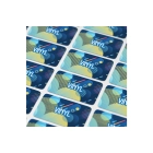 Vinyl Sticker Prostokątny 100x30mm kolor transparentny (LT99148-N0004)