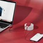 Xoopar Ice-C Charging cable kolor czerwony (LT41018-N0021)