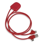 Xoopar Ice-C Charging cable kolor czerwony (LT41018-N0021)