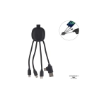 Xoopar Iné Smart Charging cable with NFC kolor czarny (LT41013-N0002) Xoopar Iné Smart Charging cable with NFC kolor czarny (LT41013-N0002)