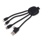 Xoopar Iné Smart Charging cable with NFC kolor czarny (LT41013-N0002) Xoopar Iné Smart Charging cable with NFC kolor czarny (LT41013-N0002)