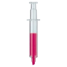 Zakreślacz- strzykawka kolor transparentny / różowy (LT81458-N0476)