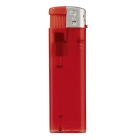 Zapalniczka Torpedo kolor transparentny / czerwony (LT90610-N0421)