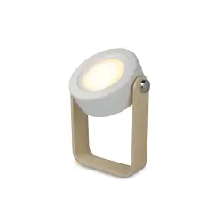 Wielofunkcyjna lampa LED Coollux z bambusowym uchwytem