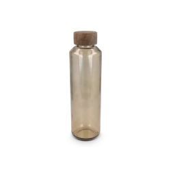 Butelka InSideOut z recyklingowanego szkła ReuuZ z drewnianym korkiem 650 ml