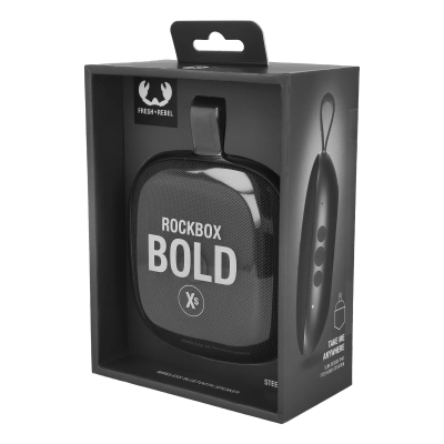 1RB5100 | Fresh 'n Rebel Rockbox Bold Xs splashproof TWS speaker 4W kolor ciemnoszary (LT49721-N0060)